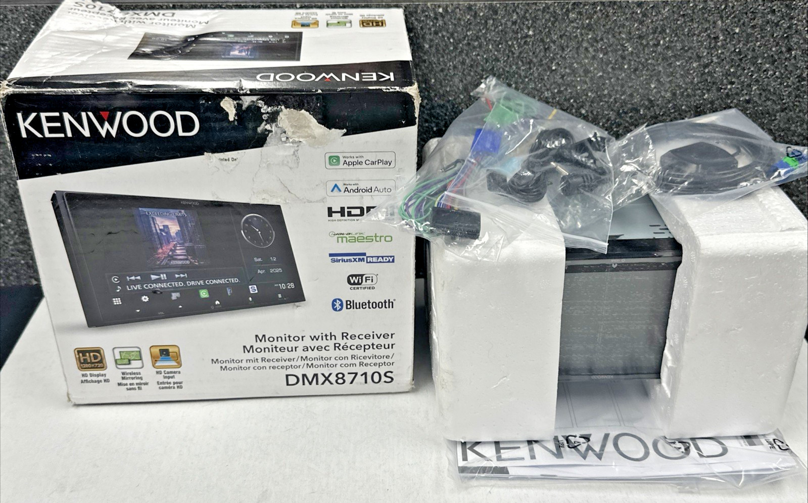 Kenwood DMX8710S Bluetooth Apple CarPlay Android Auto Car Multimedia Receiver