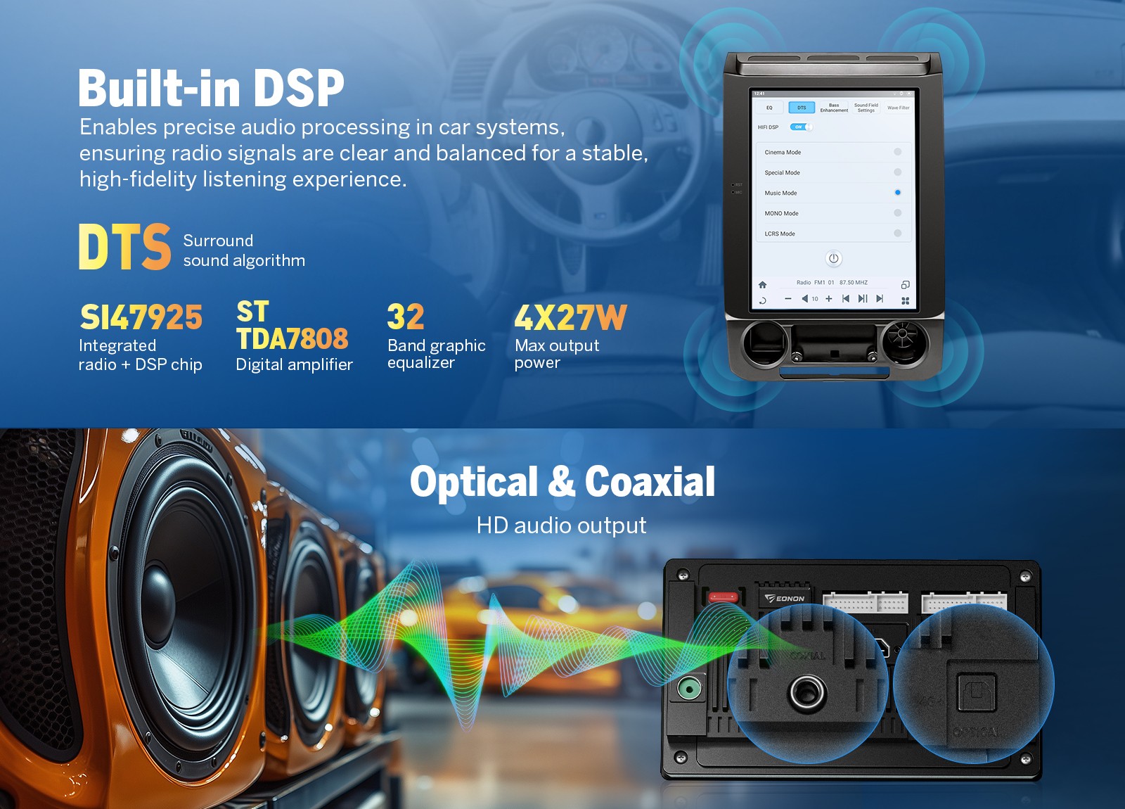 OBD+DVR+ 4+64 Android 12.1″ Car Stereo Radio CarPlay GPS For Ford F150 2015-2020