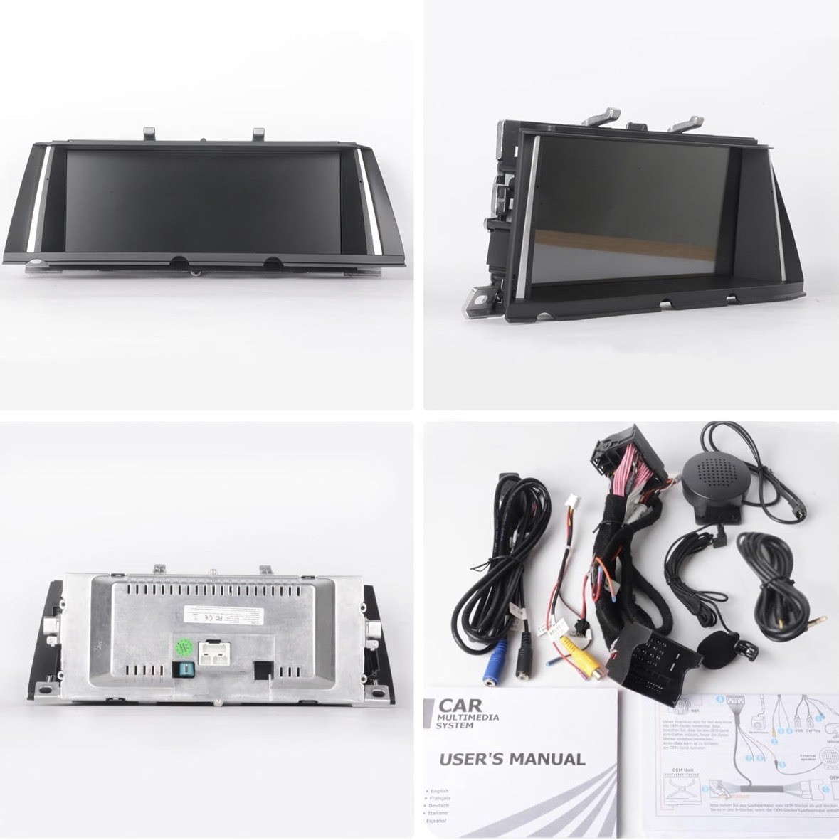 MAVYULQEF 2 DIN Linux Car Stereo Radio BMW 7 Series F01 F02 CIC CarPlay