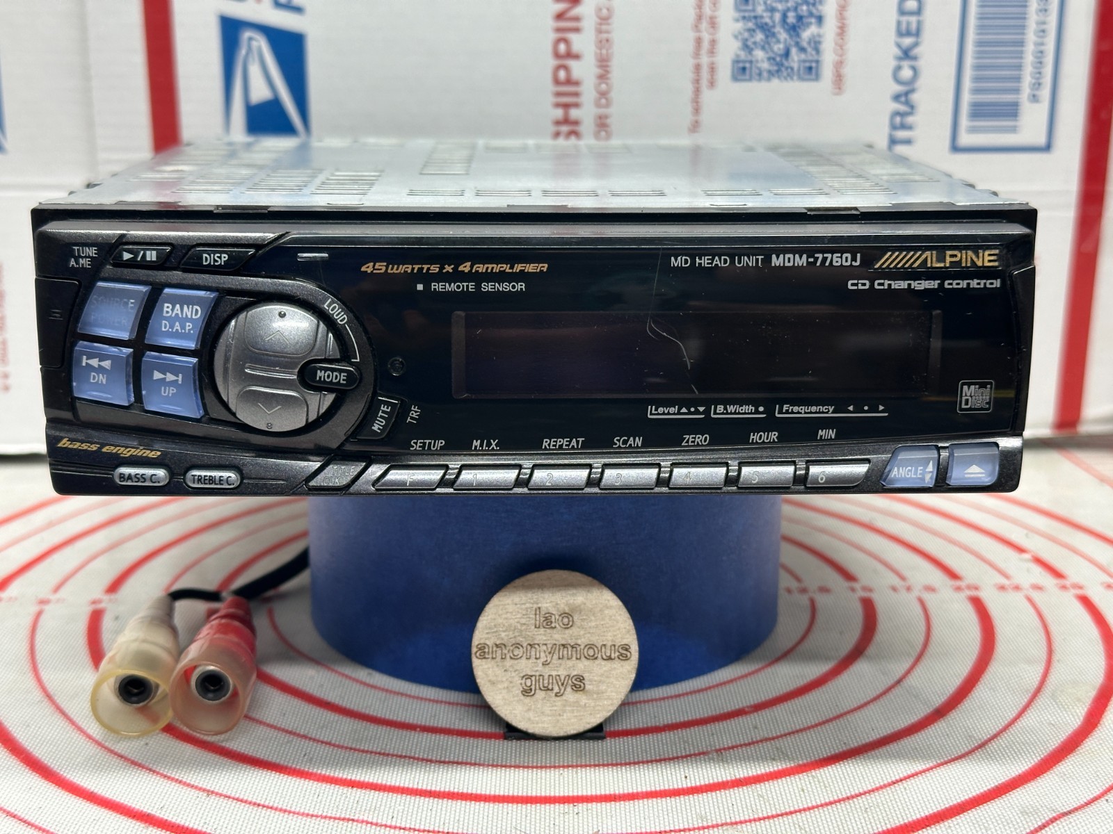 ALPINE # MDM-7760J JDM MiniDisc Deck Mini-BUS Vintage Old School RESTORED #02