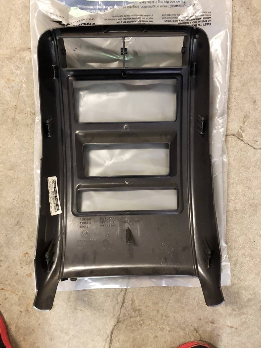 Jeep Cherokee XJ genuine audio face panel navigation 1DIN 2DIN dash for PRocessi