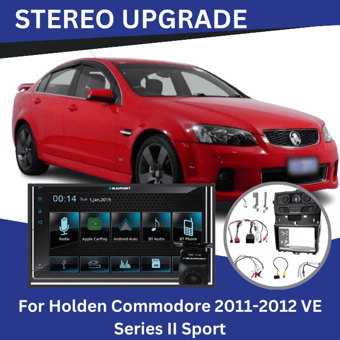 BP800PLAY + RC1.0 Stereo Upgrade To Suit Holden Commodore 2011-2012 VE S2 Sport