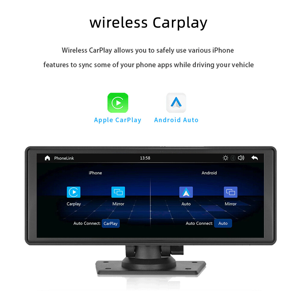 9.3 inch Android Auto Bluetooth BLackup Camera Touch Screen GPS wireless Carplay