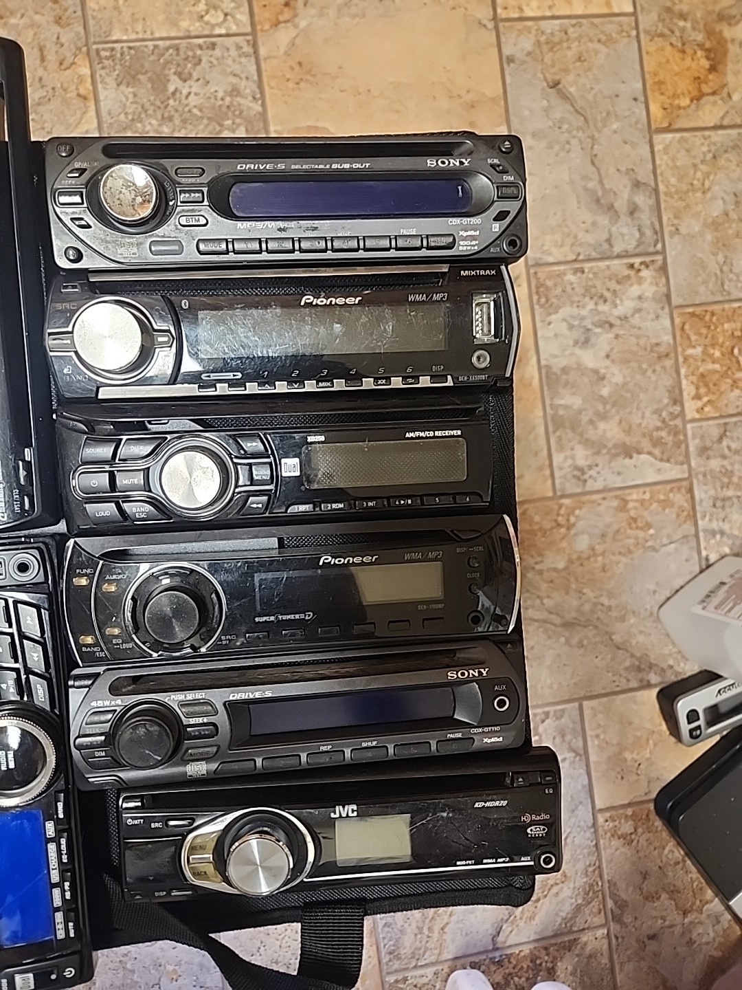 faceplate car stereo radio Sony,pioneer,Dual,jvc,kenwood (12face)