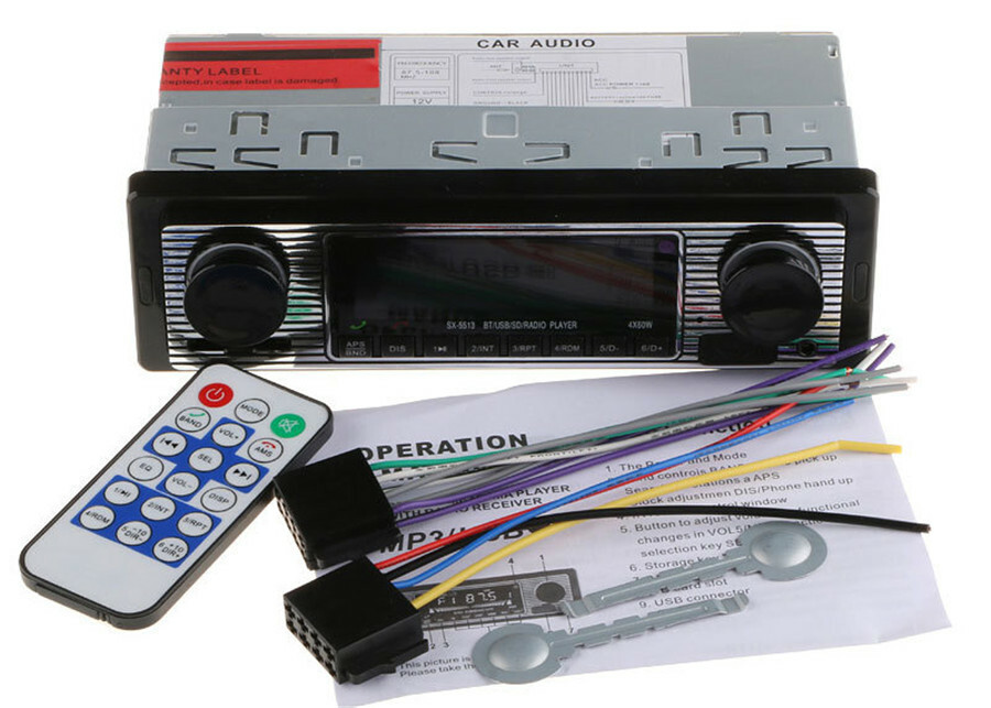 4-Channel Digital Car Bluetooth Audio USB/SD/FM/WMA/MP3/WAV Radio Stereo Player