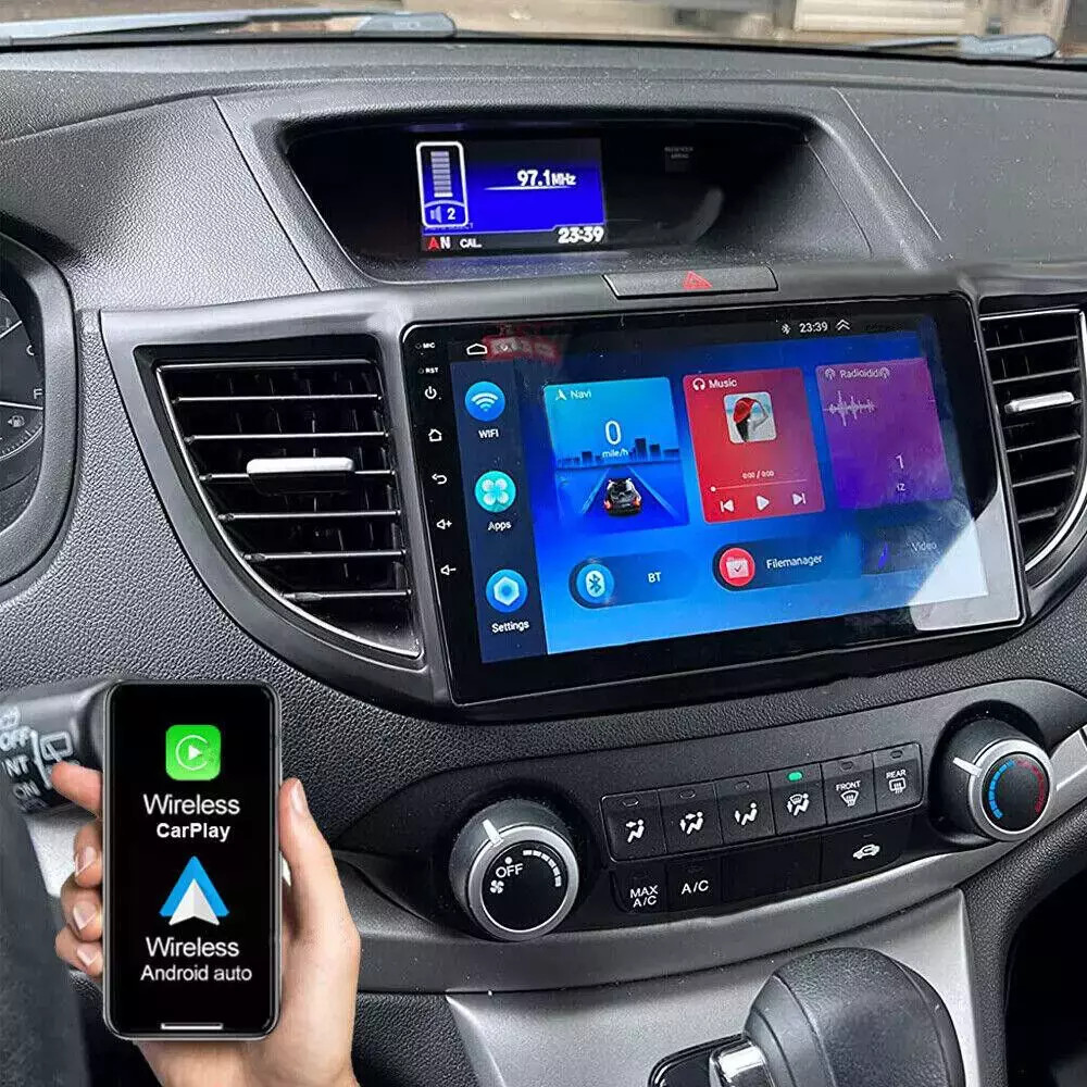 For Honda CRV 2012-2016 Radio Car Carplay Android Auto GPS Navi WiFi 1280*800