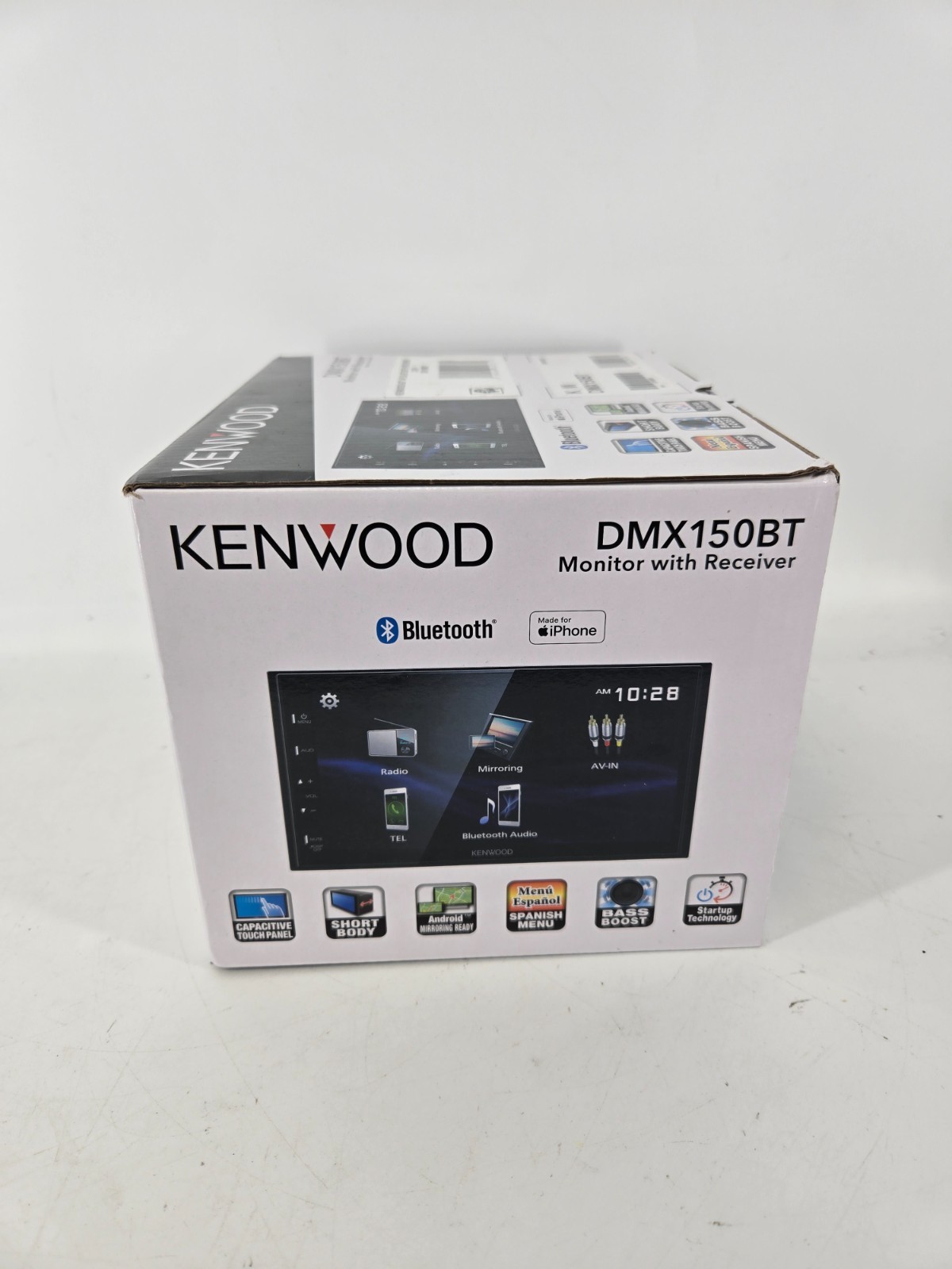 KENWOOD DMX150BT 6.8″ Capacitive Touchscreen Digital Multimedia Receiver
