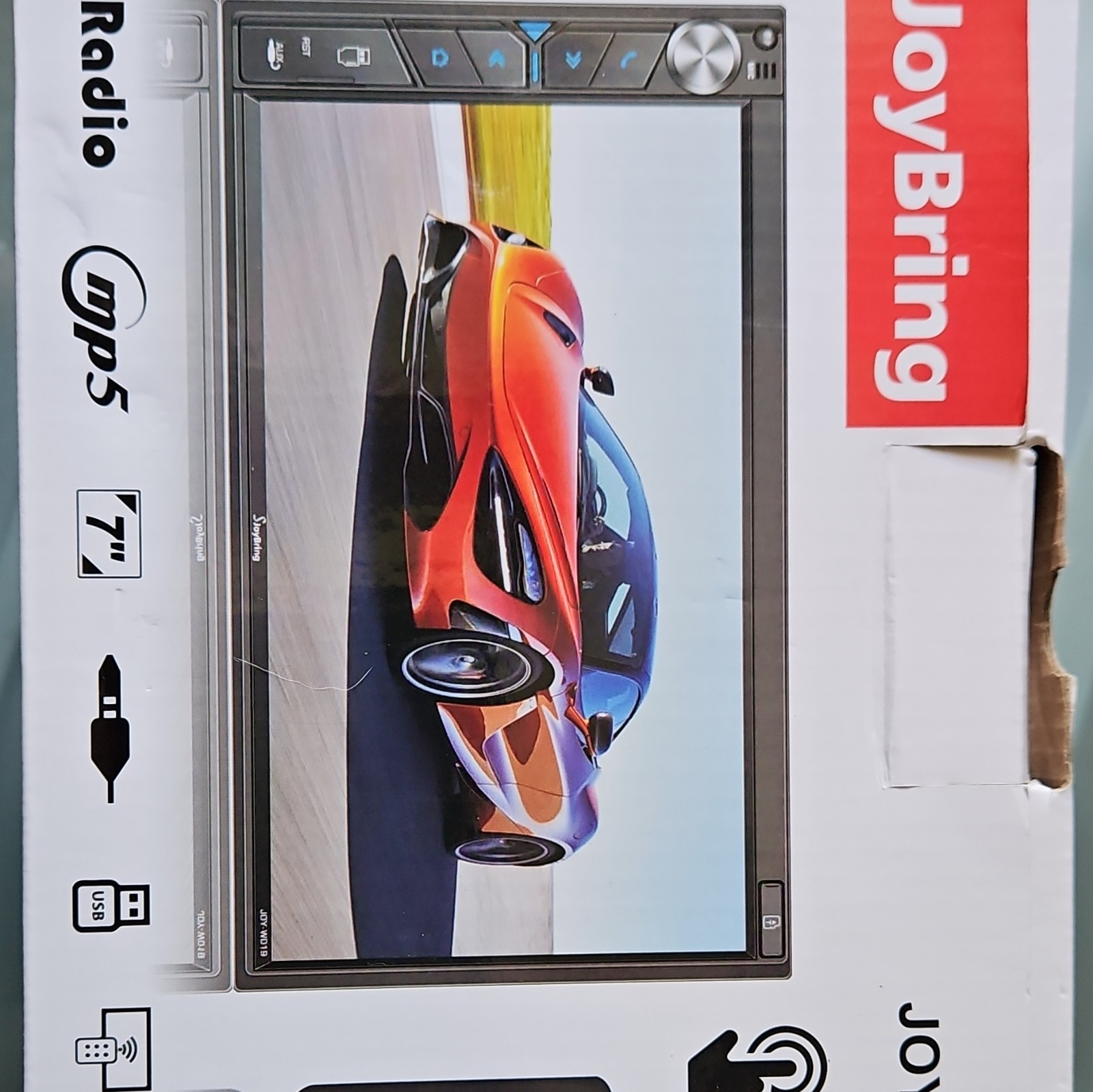 JoyBring JOY-W006 2 DIN 7″ Touchscreen Car MP5 Player USB Remote FM SWC