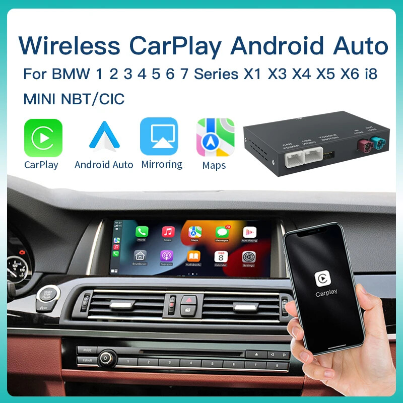 Wireless CarPlay/Android Auto Module For BMW F30 F31 F34 F35 F32 F33 F10 F11 F48