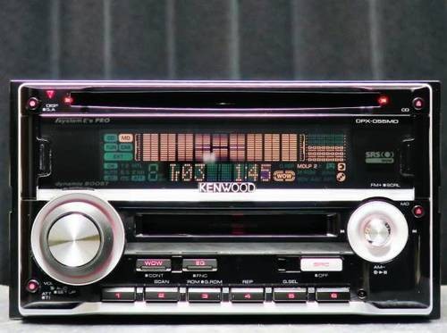 Kenwood DPX-055MD Dual 2DIN Car Audio CD MD Player Receiver Graphic Equalizer