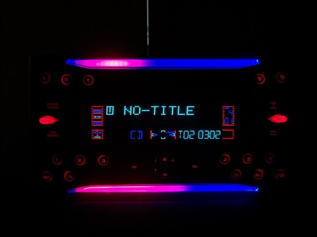 Addzest DMZ815MP 2DIN CD MD Player JDM Car Audio Stereo Clarion Auth Tested