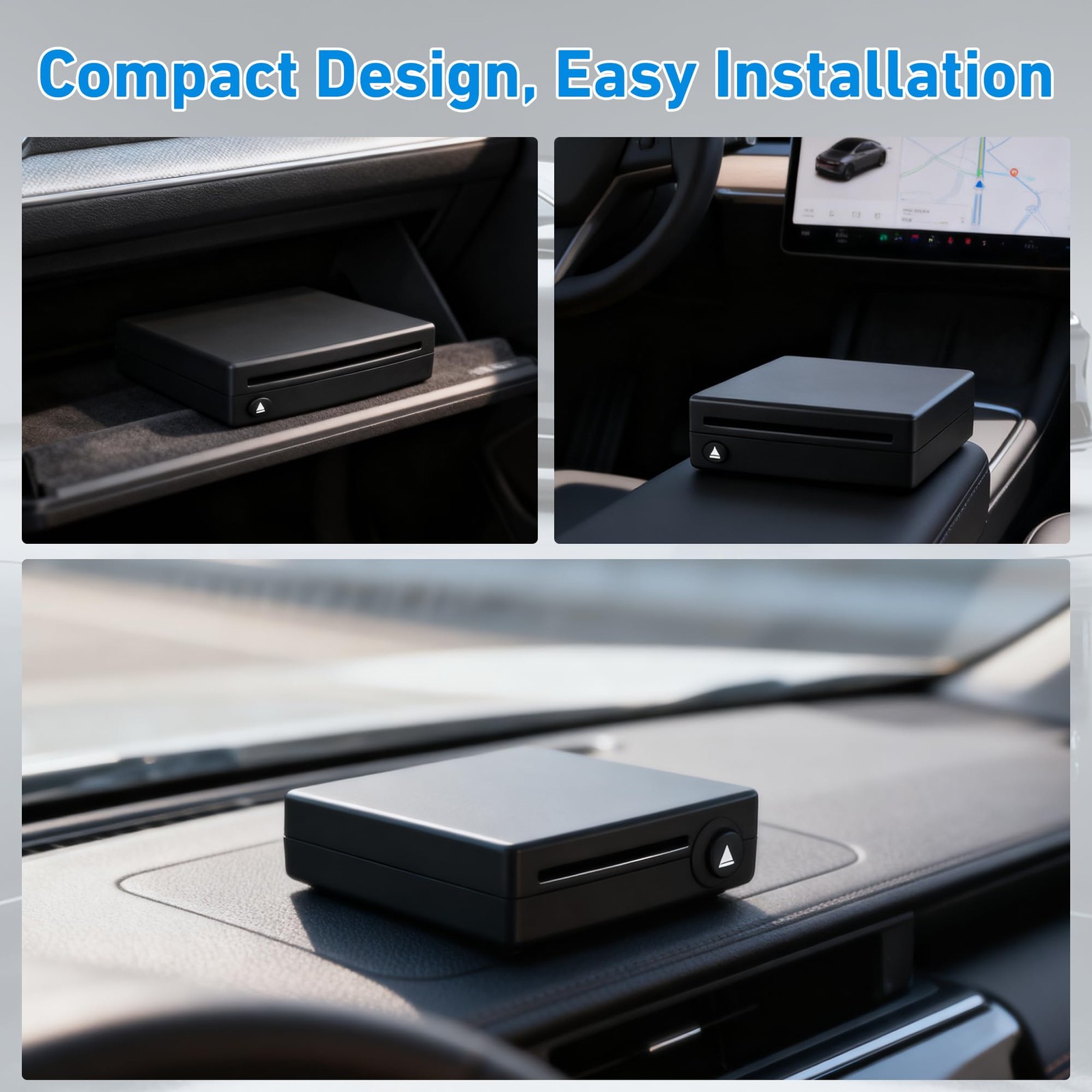 Vehicle CD Player, Cidava OE Integrated Player via USB Radio Black