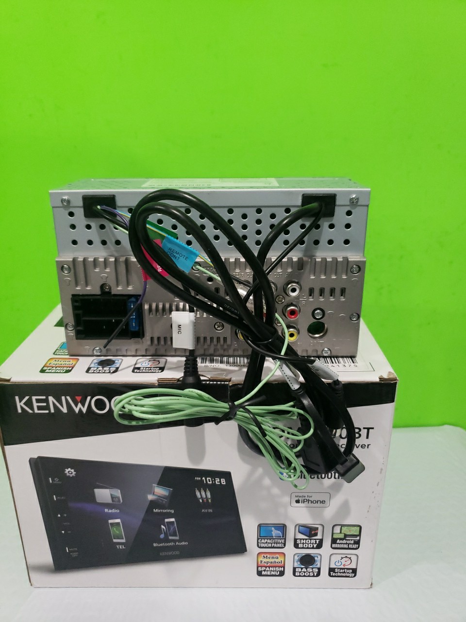KENWOOD DMX150BT 6.8 Capacitive Touchscreen Digital Multimedia Receiver-OPEN BOX
