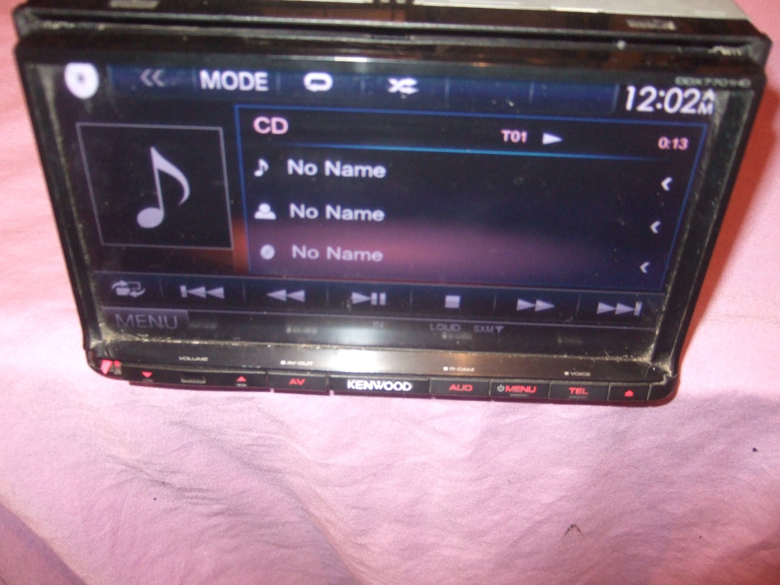 Kenwood DDX7701HD CD/DVD HD Radio Bluetooth HDMI MHL Used #2327