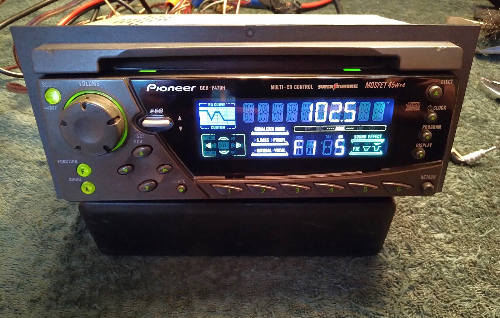 Pioneer DEH-P47DH, din 1.5 GM/Chrysler Fit CD Receiver, CD Changer Controller