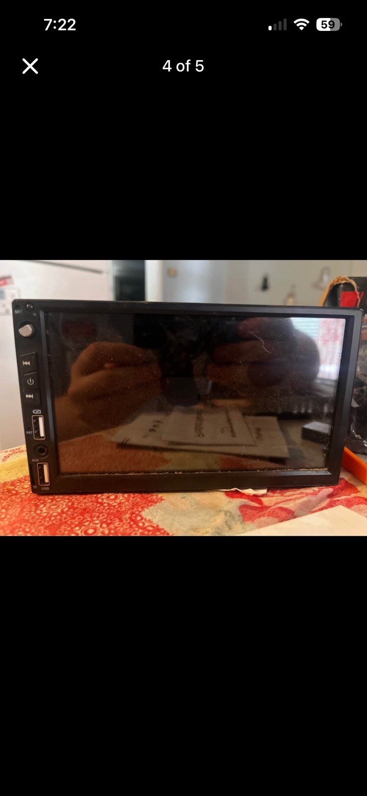 7010B 7 inch HD BT Touch Screen Car Stereo Radio MP5 Player FM/MP3/USB/AUX