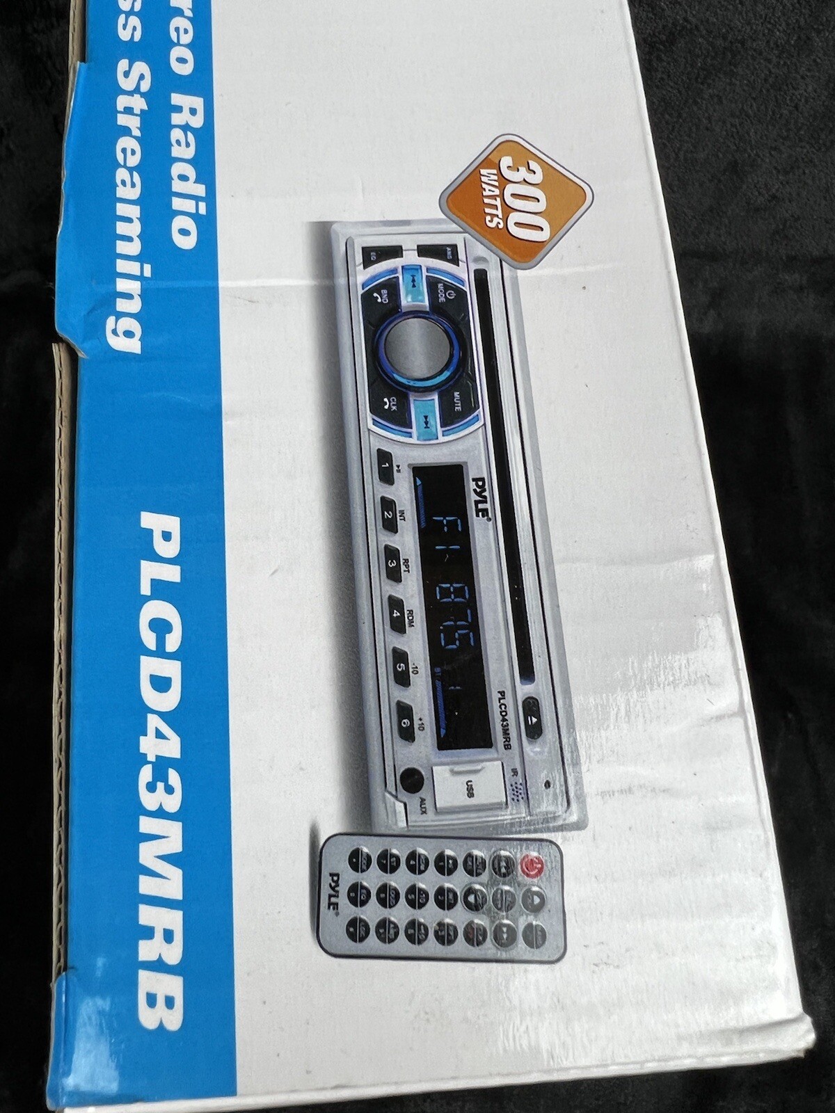 Pyle Marine Bluetooth CD MP3 Player Boat Stereo AM/FM Radio 300W USB SD REMOTE