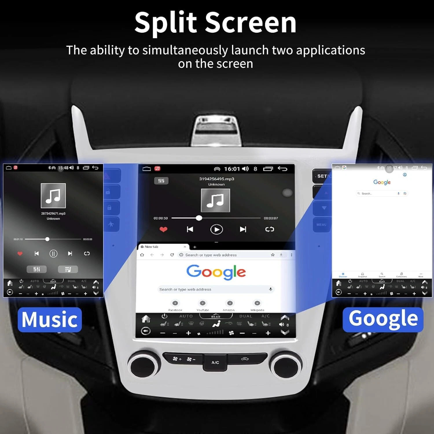 For Chevrolet Equinox 2010-2016 Android Car Radio Stereo GPS Navi Carplay 4+64G