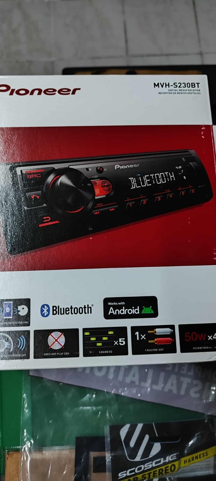 Compact 1-DIN Bluetooth Car Stereo: USB, AM/FM, Advanced Sound Retriever