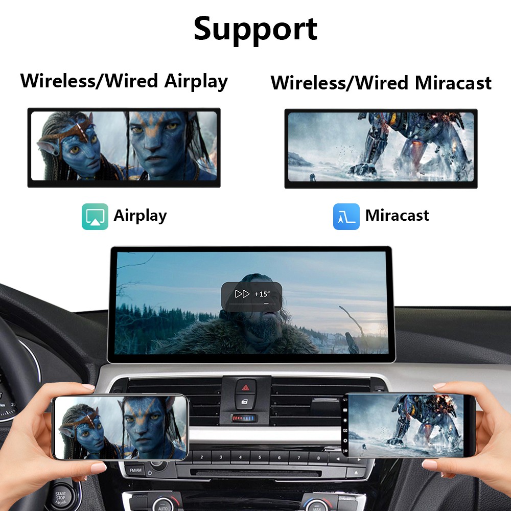Touchscreen Carplay/Android Auto For BMW 1 2 3 4 F20 F30 F31 F32 F33 F34 F36