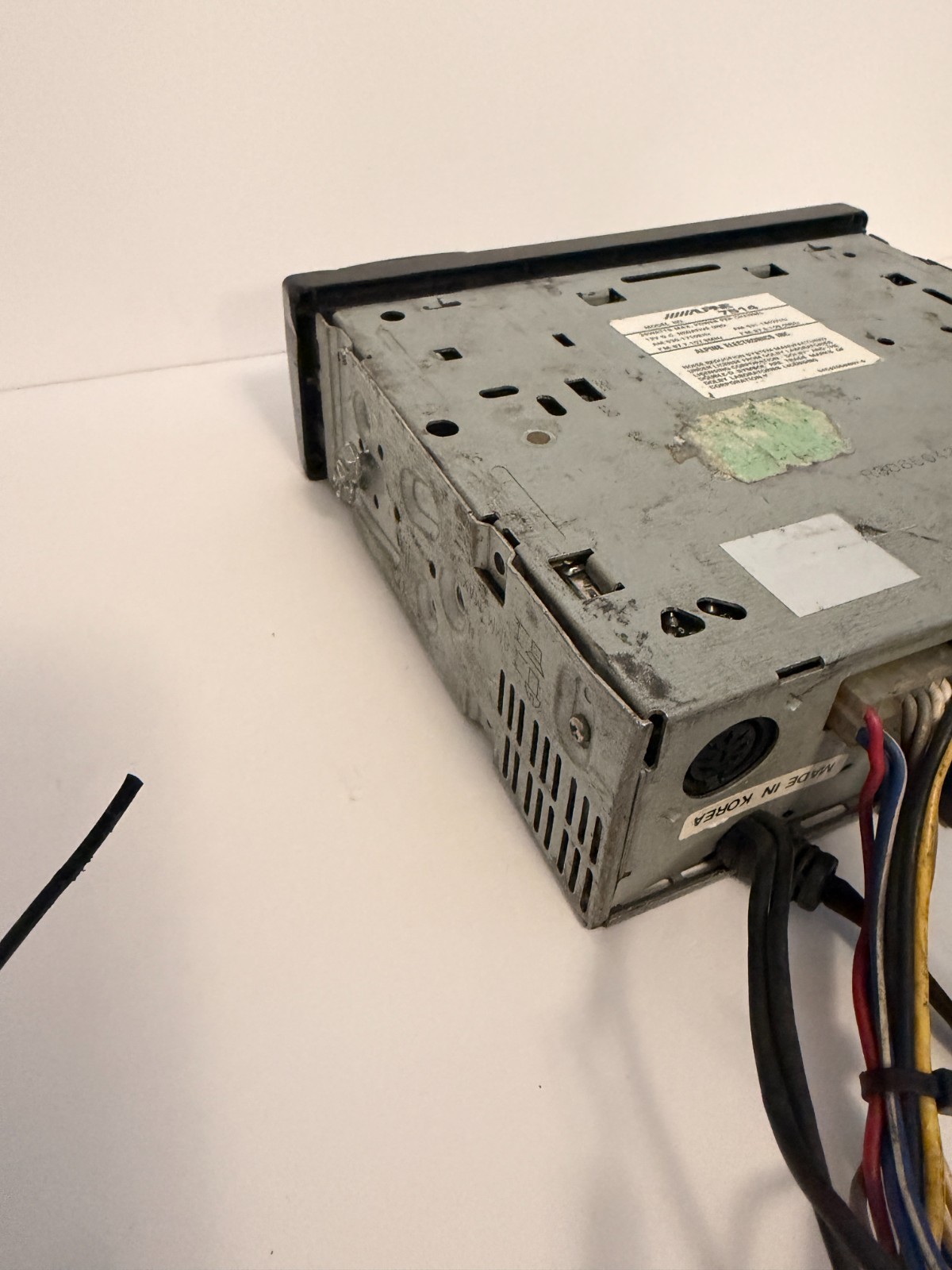 Alpine 7514 Cassette Player In Dash Receiver Fully Working Normal Shape