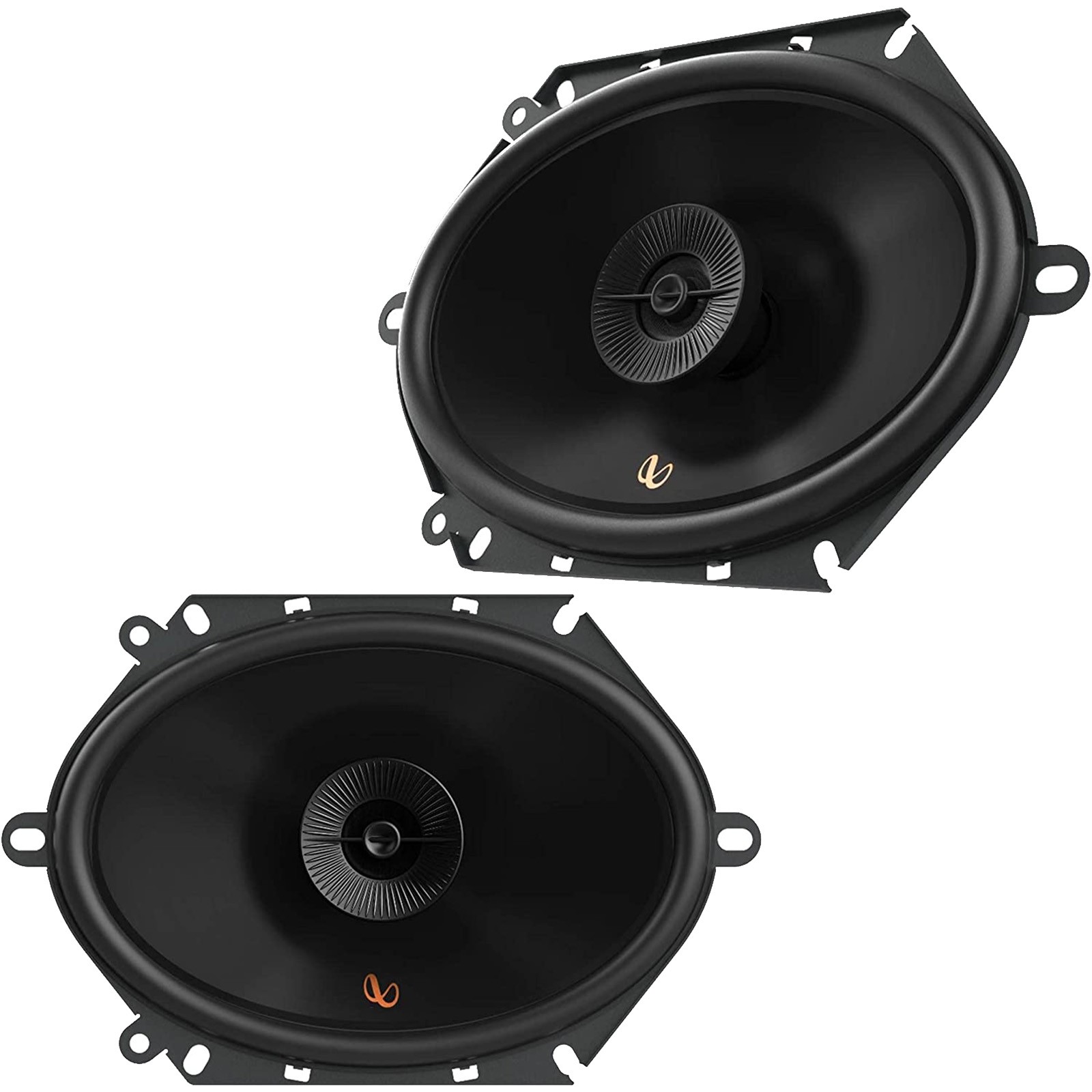 Single DIN Bluetooth USB/AUX FM Radio Receiver, 2x 6×8″ 150W Car Speakers + Wire