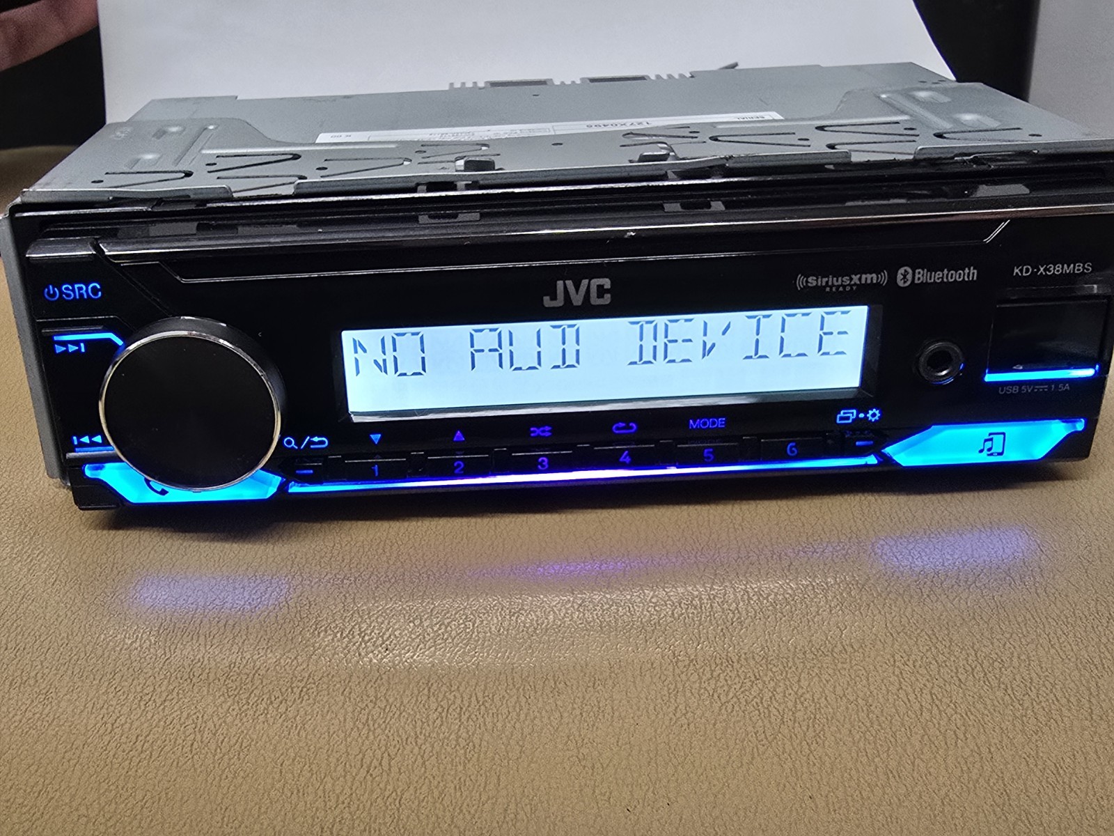 JVC KD-X38MBS Car & Marine Digital Media Receiver with Bluetooth, USB, KDX38MBS