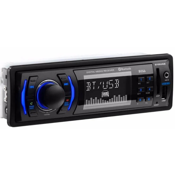 Bluetooth Audio AUX BOSS Audio Systems 616UAB Multimedia Car Stereo -Single Din