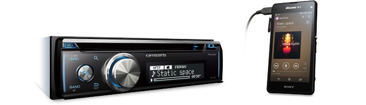 Pioneer Carrozzeria DEH-7100 Car Stereo CD Audio Receiver 1DIN USB Bluetooth AUX