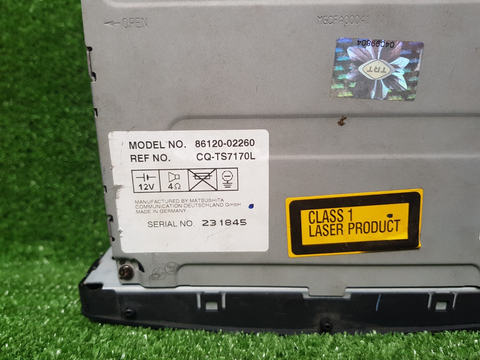 Toyota 86120-02260 8612002260 Original Car Radio
