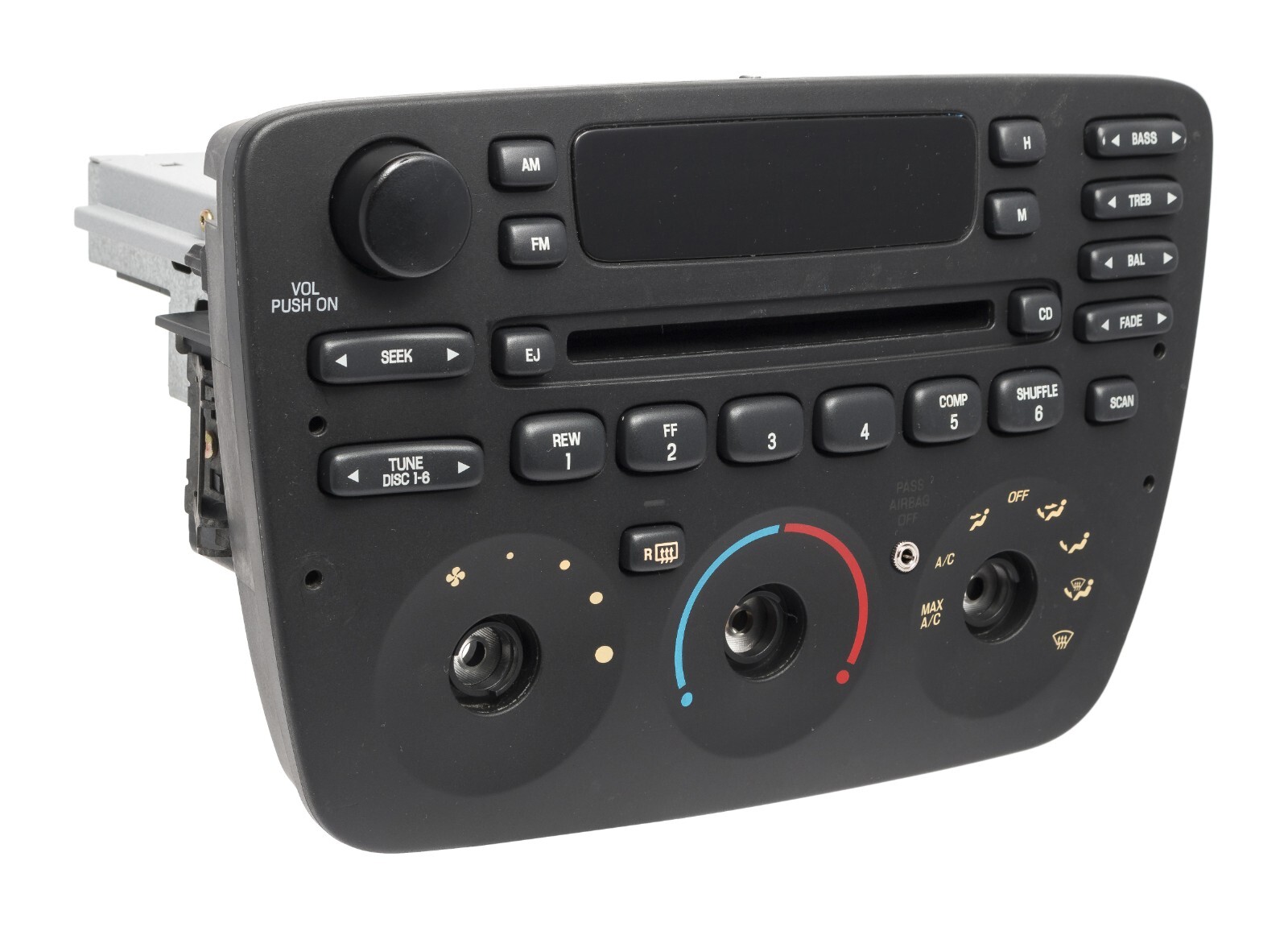 2000 2001 2002 2003 2004 Ford Taurus AM FM CD Radio w Auxiliary 3.5mm mp3 Input
