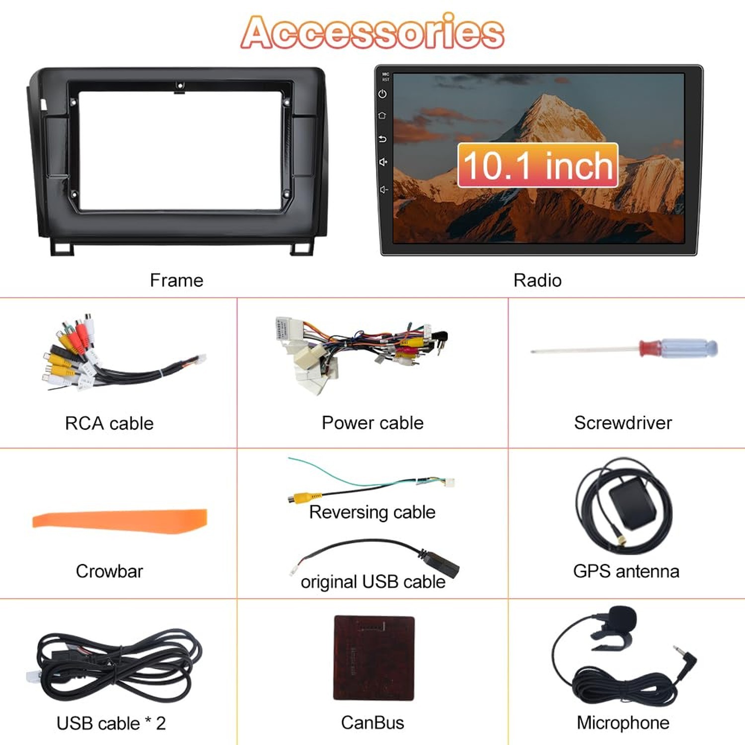 Android Car Radio for Toyota Tundra 2007-2013 / Toyota Sequoia 2008-2019,Octa…