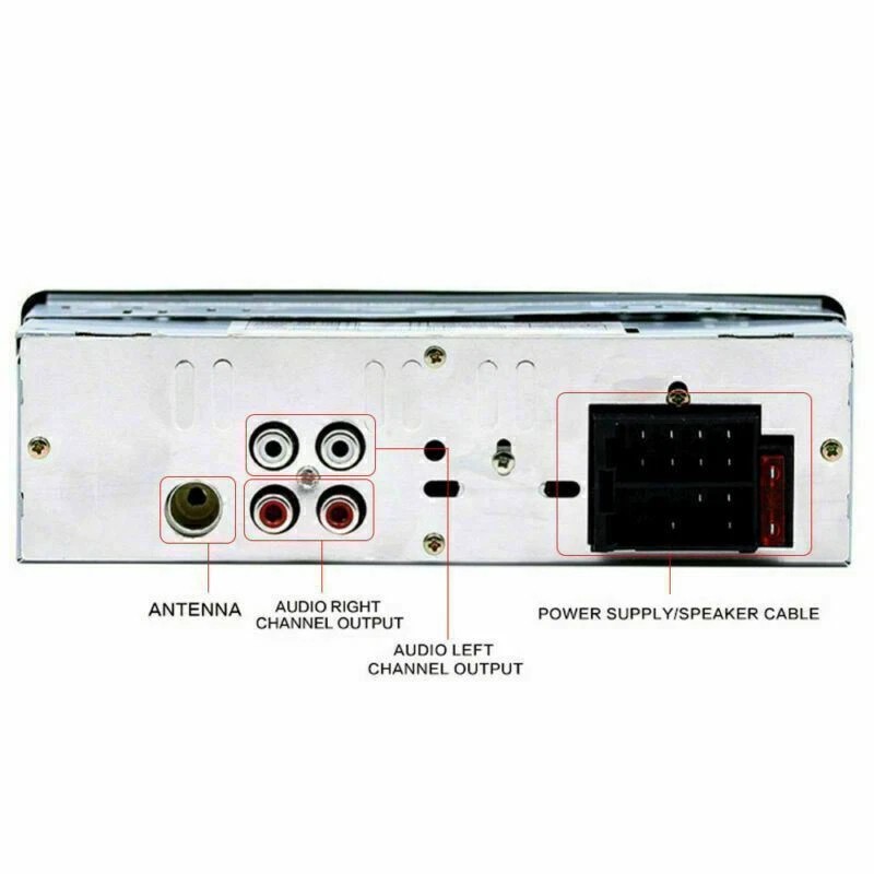 Bluetooth Car Stereo Audio In-Dash Aux Input Receiver SD USB MP3 Radio Player FM