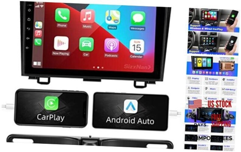 forHONDA CRV 2007 2008 2009 2010 2011 Android Touch Screen Compatible 2+32GB