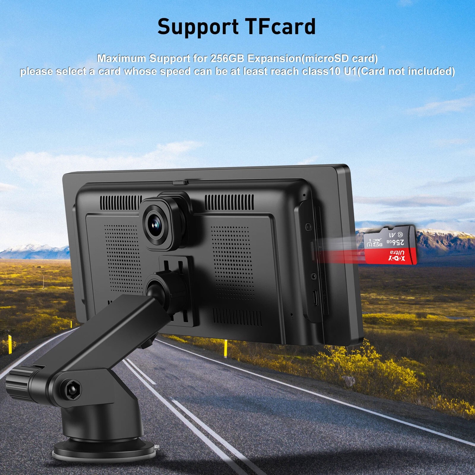 11.3 inch Car Multimedia Player Wireless Carplay Android Auto Dash Cam Videodt