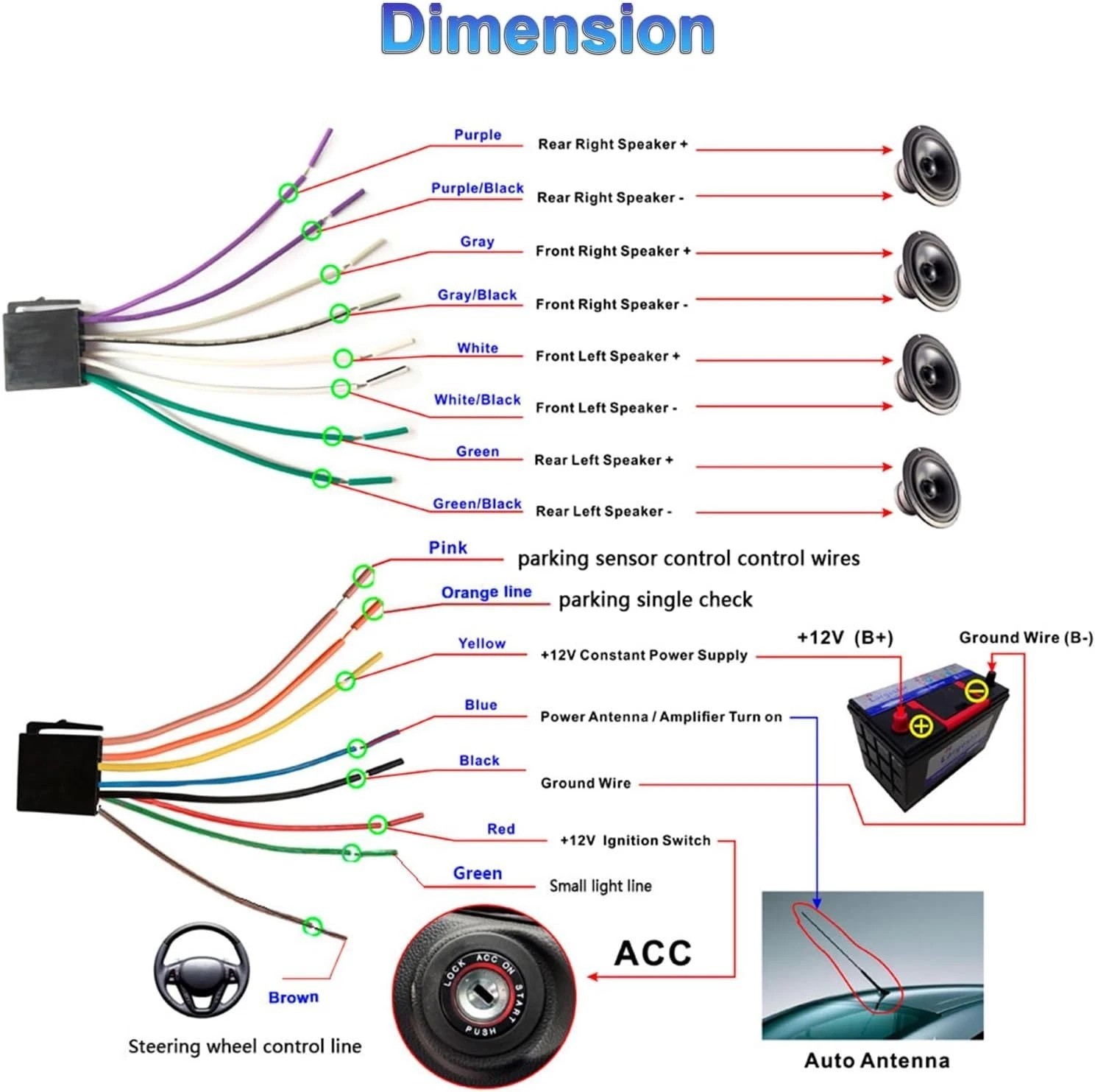 10.1 Inch Single Din Car Stereo – Bluetooth, EQ Audio, GPS & Steering Control