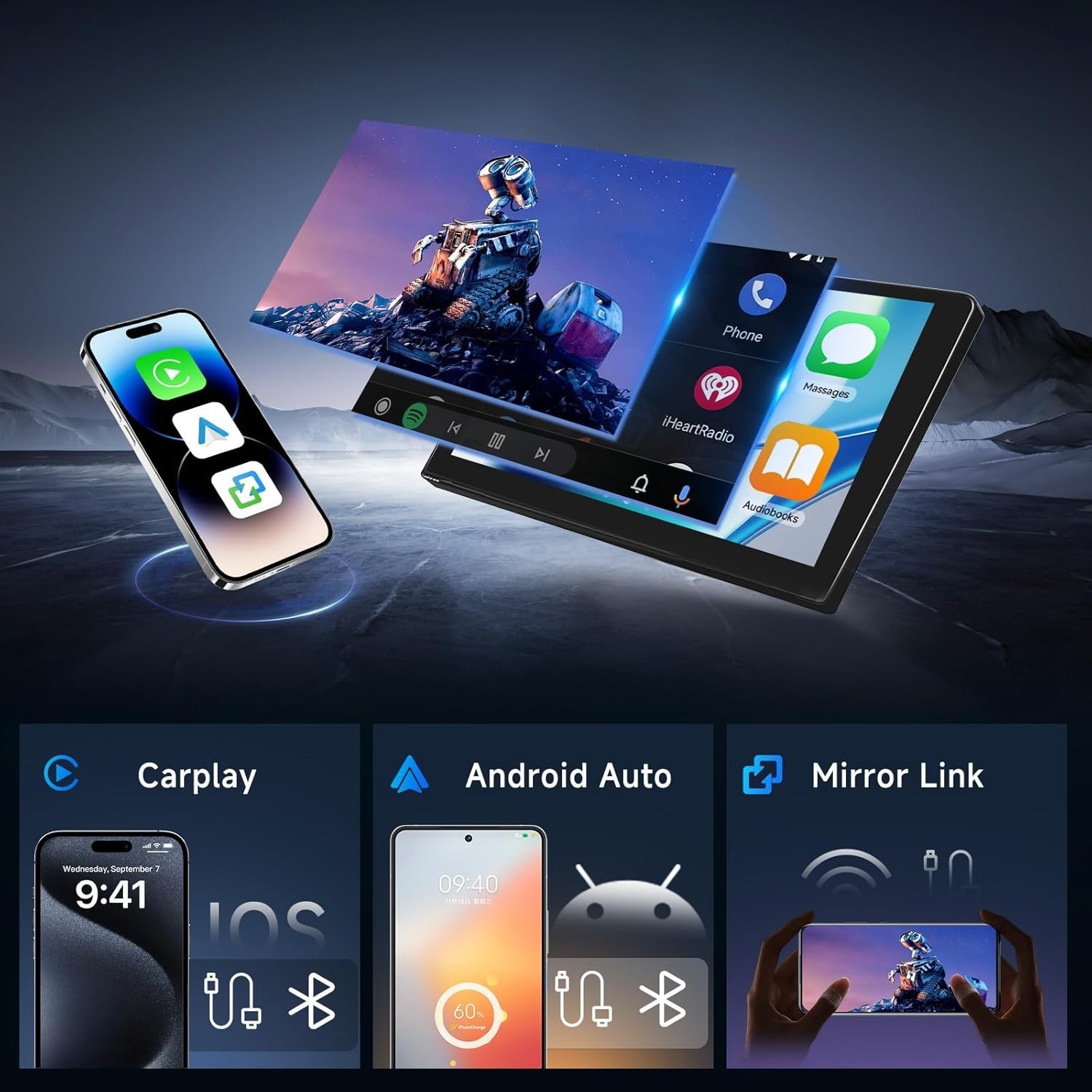 8 CORE 4G+64G Car Radio Honda CRV 12-16 Carplay/Android Auto 9″” Touch Screen B