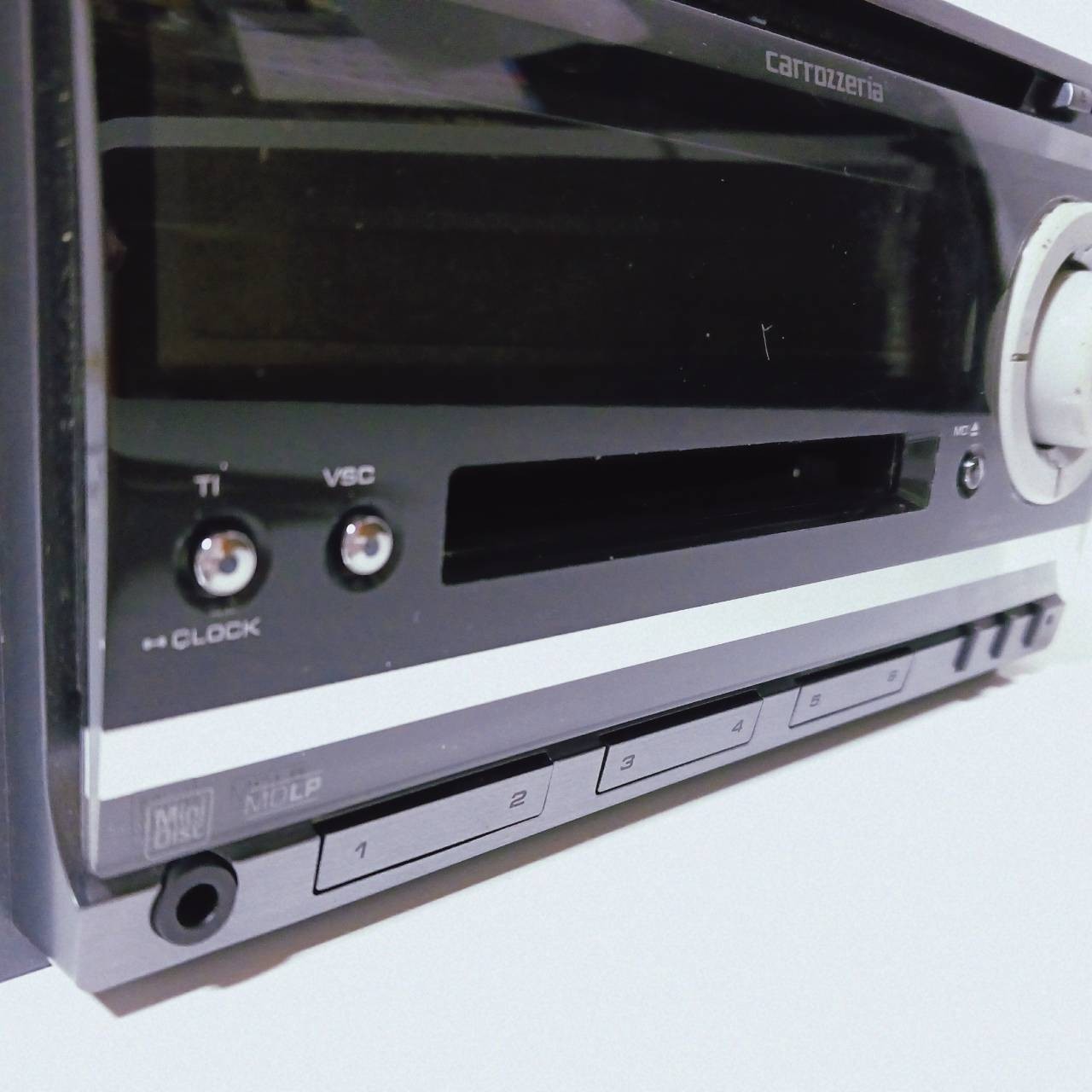Pioneer Car Audio FH-P520MD Carrozzderia CD MD MP3 2DIN Tested From Japan BB207T