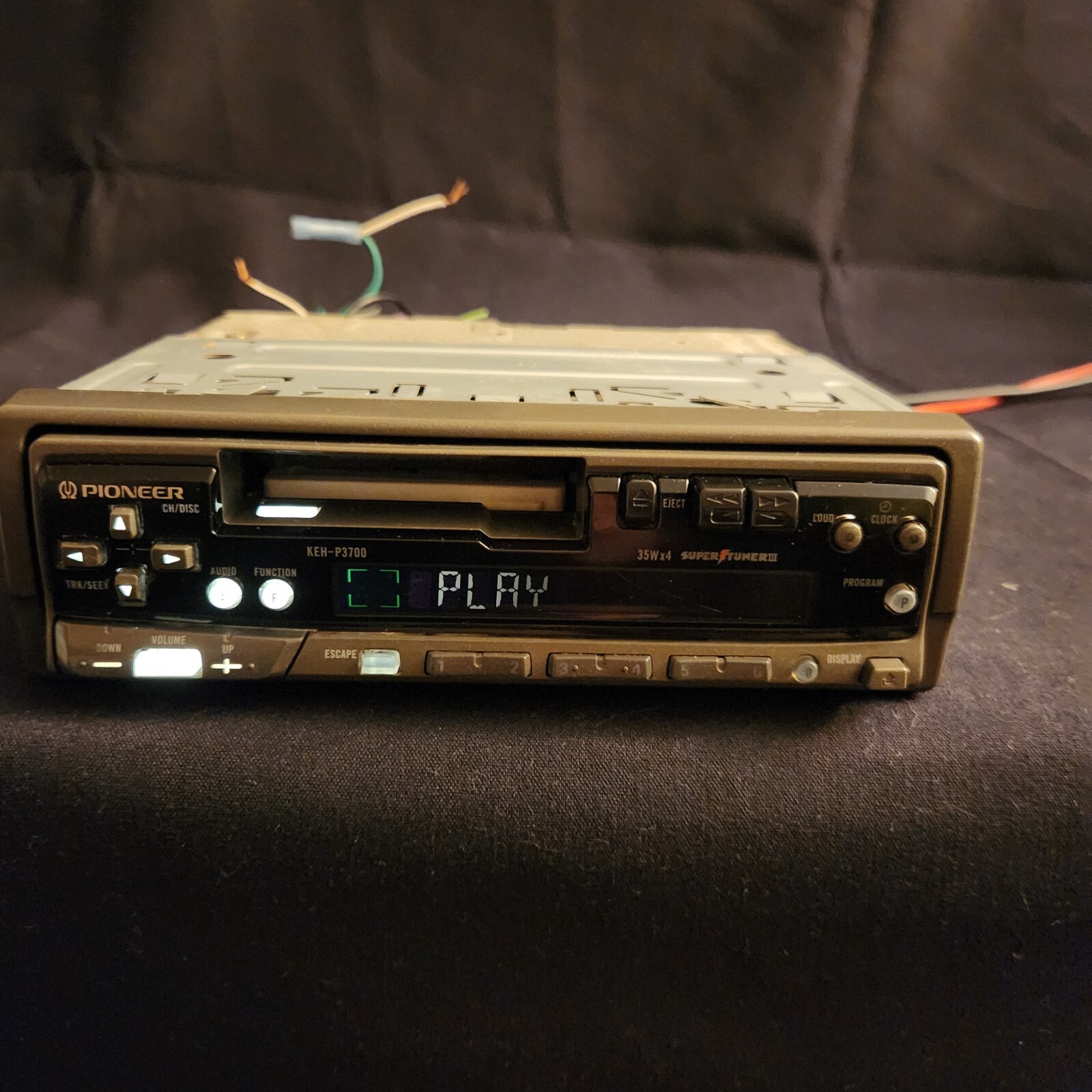 Pioneer Keh-p3700 Cassette Player Stereo Receiver Deck Rare