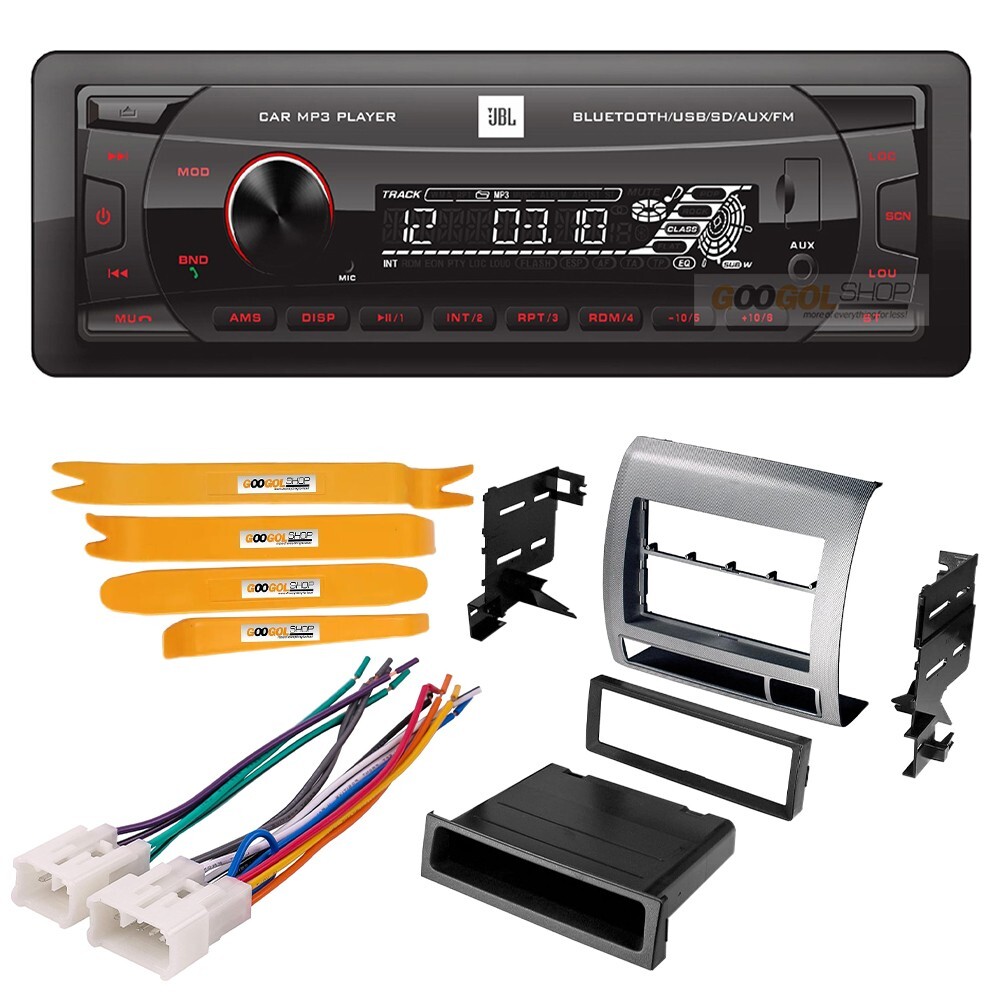 JBL CAR STEREO SINGLE DIN RADIO KIT WIRE HARNESS FOR 2005-2011 TOYOTA TACOMA