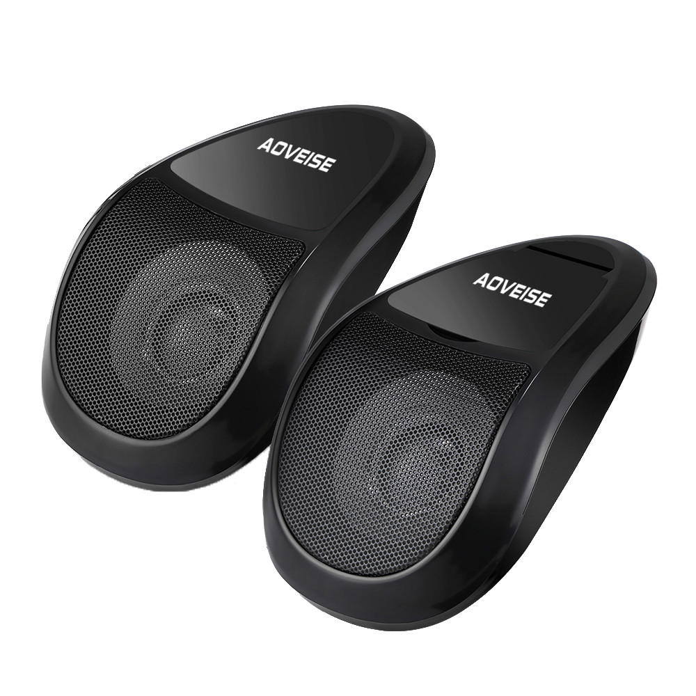 2PCS Waterproof Radio USB Mp3 Player Motorcycle Audio Accessory for Other Motos