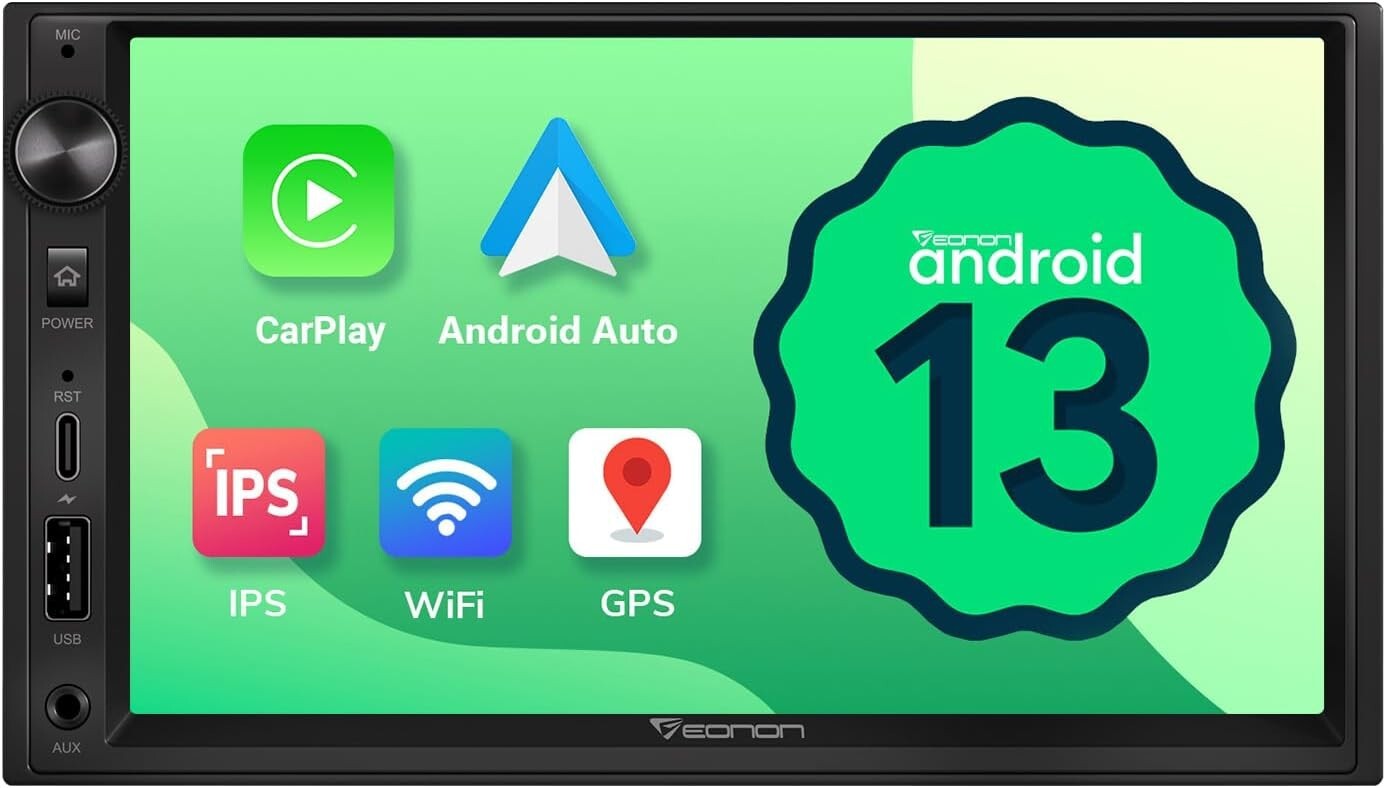 Eonon Android 13 Double Din Car Stereo 7 Inch Apple CarPlay Radio- UA13 Bx 20