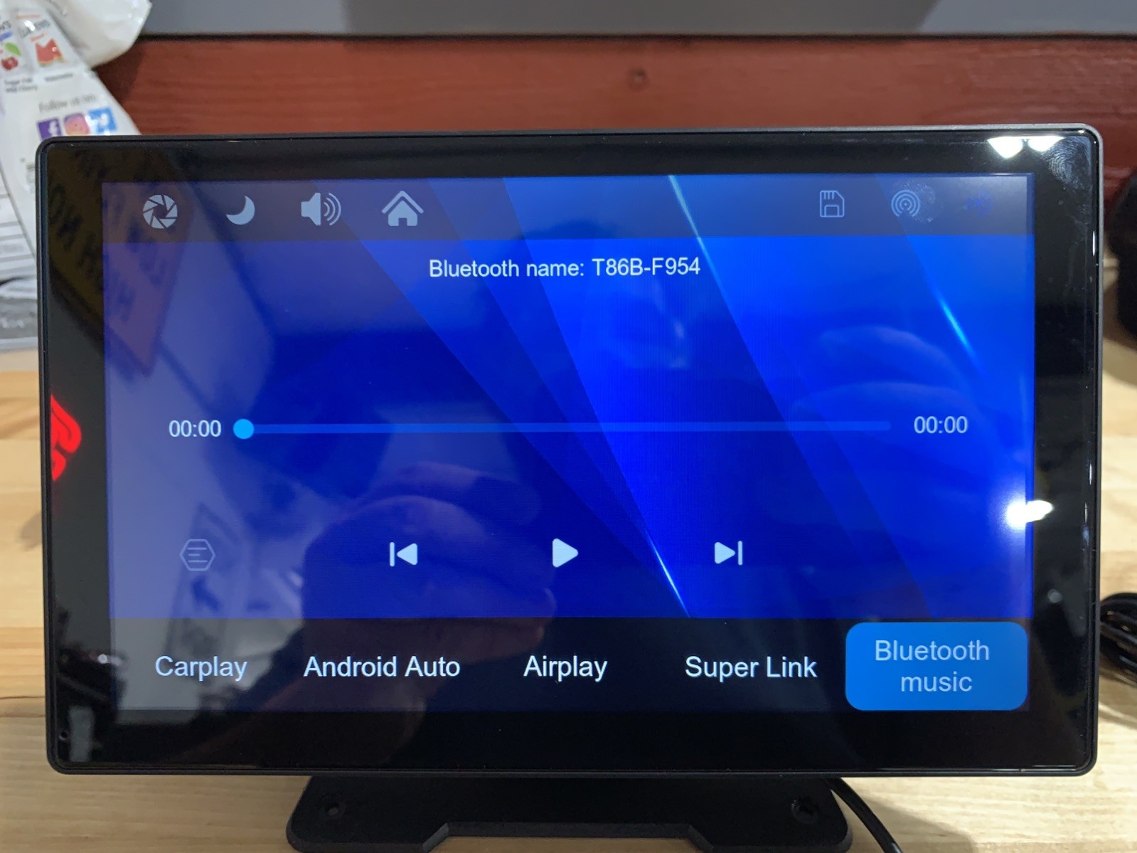 Oscio9″ Wireless Carplay Android Auto Screen with 4K Dash Cam & 1080P Backup cam