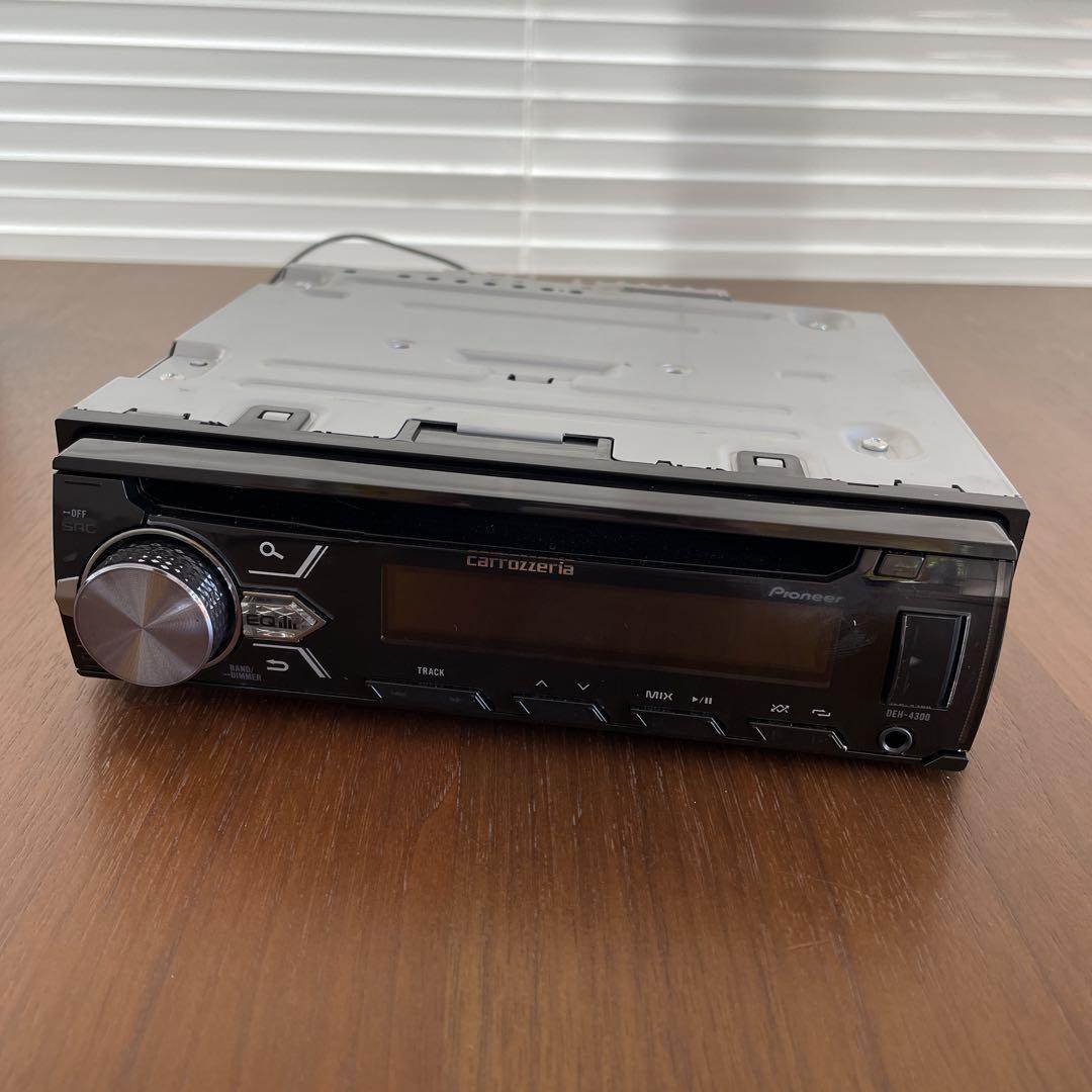 Pioneer Carrozzeria DEH-4300 Car Audio 1D CD USB iPod iPhone AUX DSP AM FM Tuner
