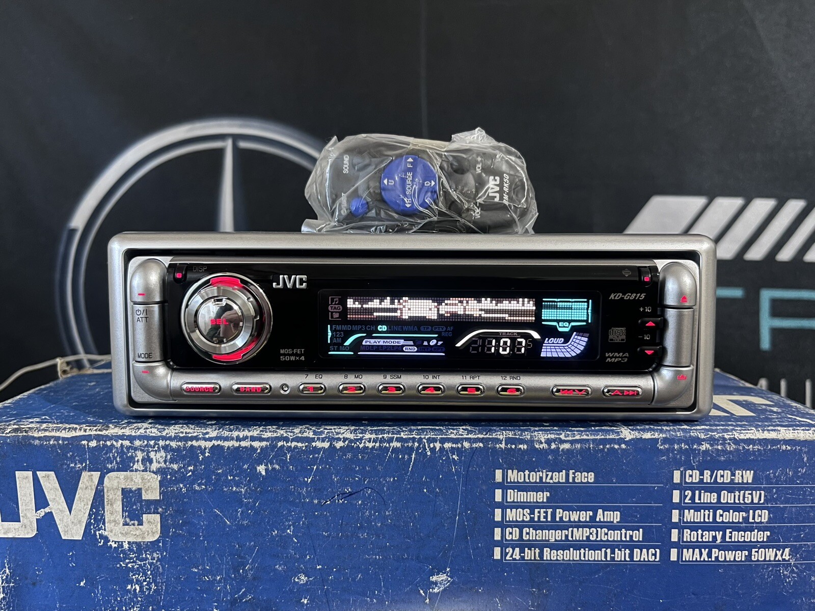 New JVC KD-G815 Car Radio CD Receiver WMA/Mp3 50Wx4 OldTimer