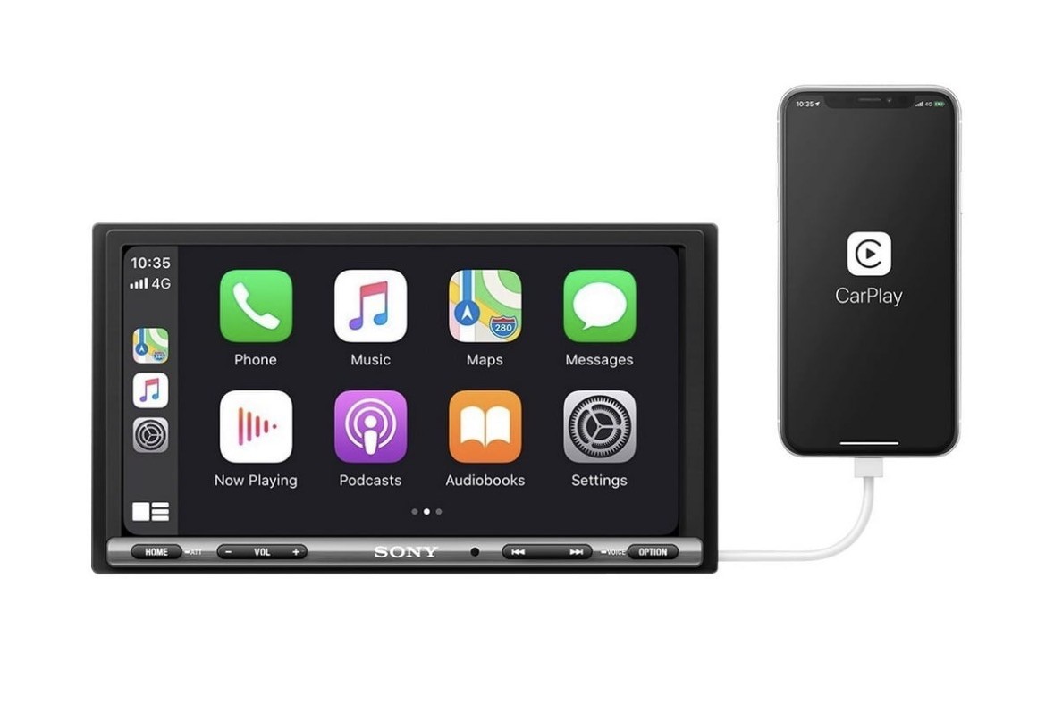 Sony XAV-AX150 Apple CarPlay Android Auto Bluetooth 6.95” Car Stereo
