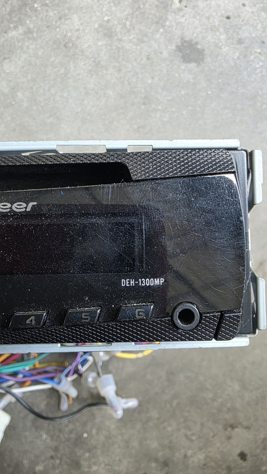 Pioneer DEH-1300MP Single Din Aux Port Radio Used CD