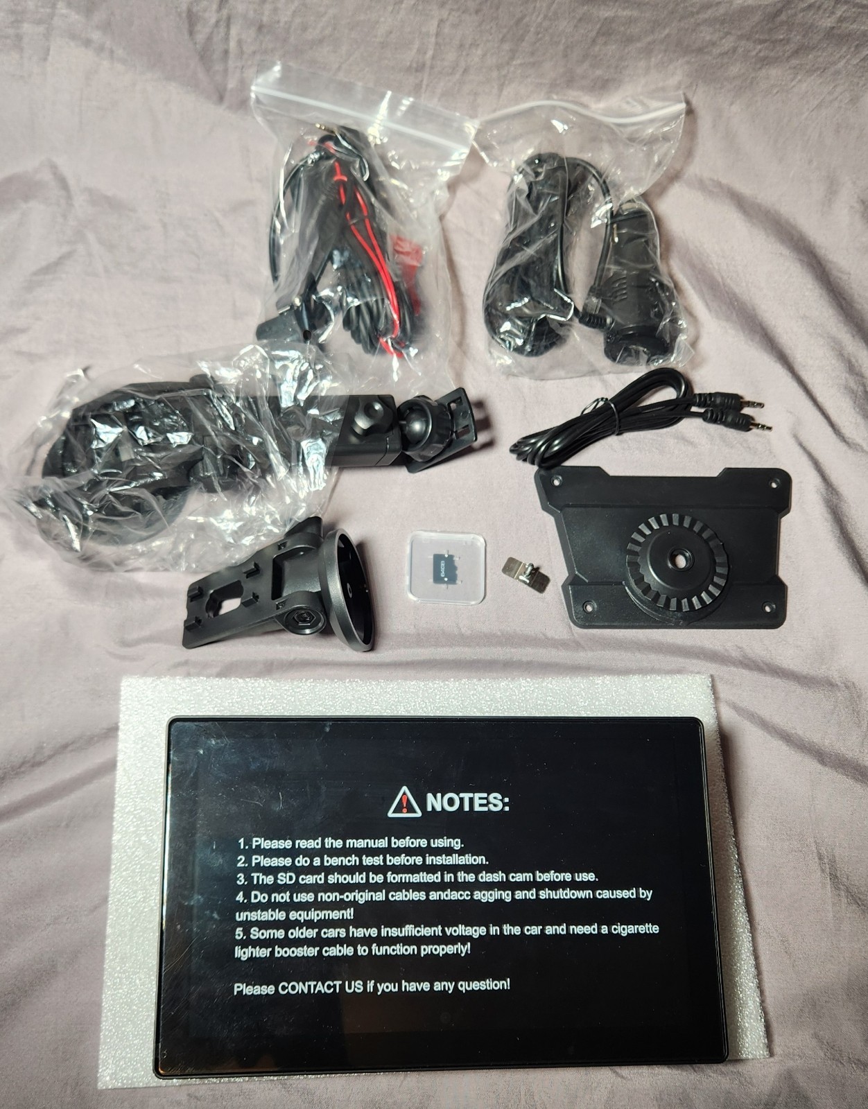 On-Board Smart PND Wireless Car Play Screen Front 4K Back 1080P Touchscreen
