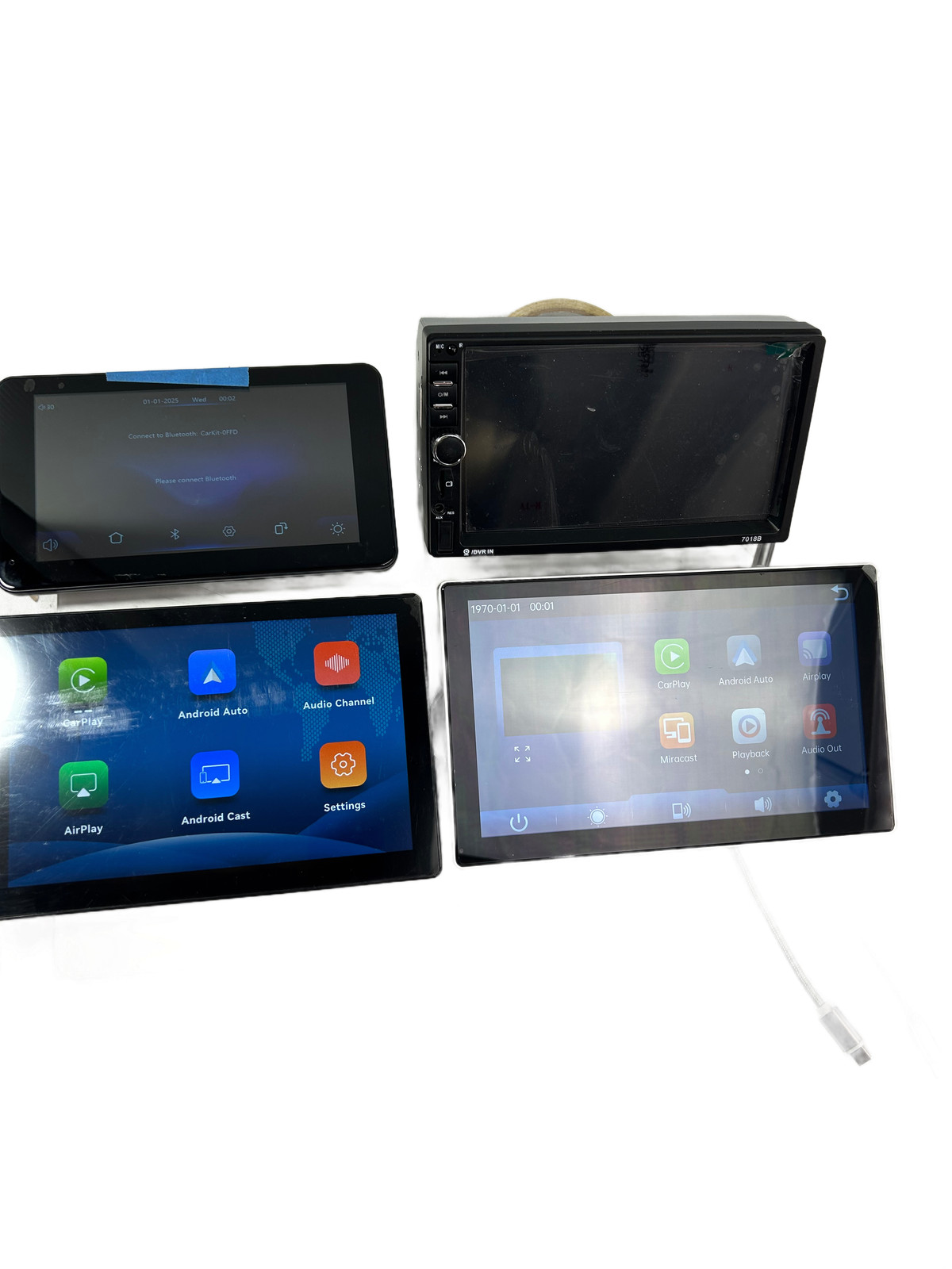 4x Car Audio In/on-Dash Units Display Screen Multimedia Player CarPlay Android