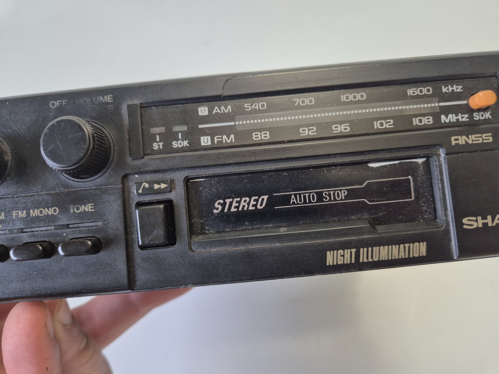 Vintage SHARP RG-250 BK Car Stereo Radio OEM